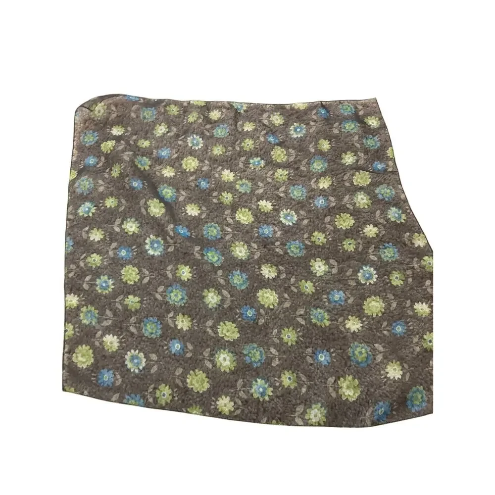 Cottage Black Dainty Floralcore Bloom Hair Piece  Head Scarf